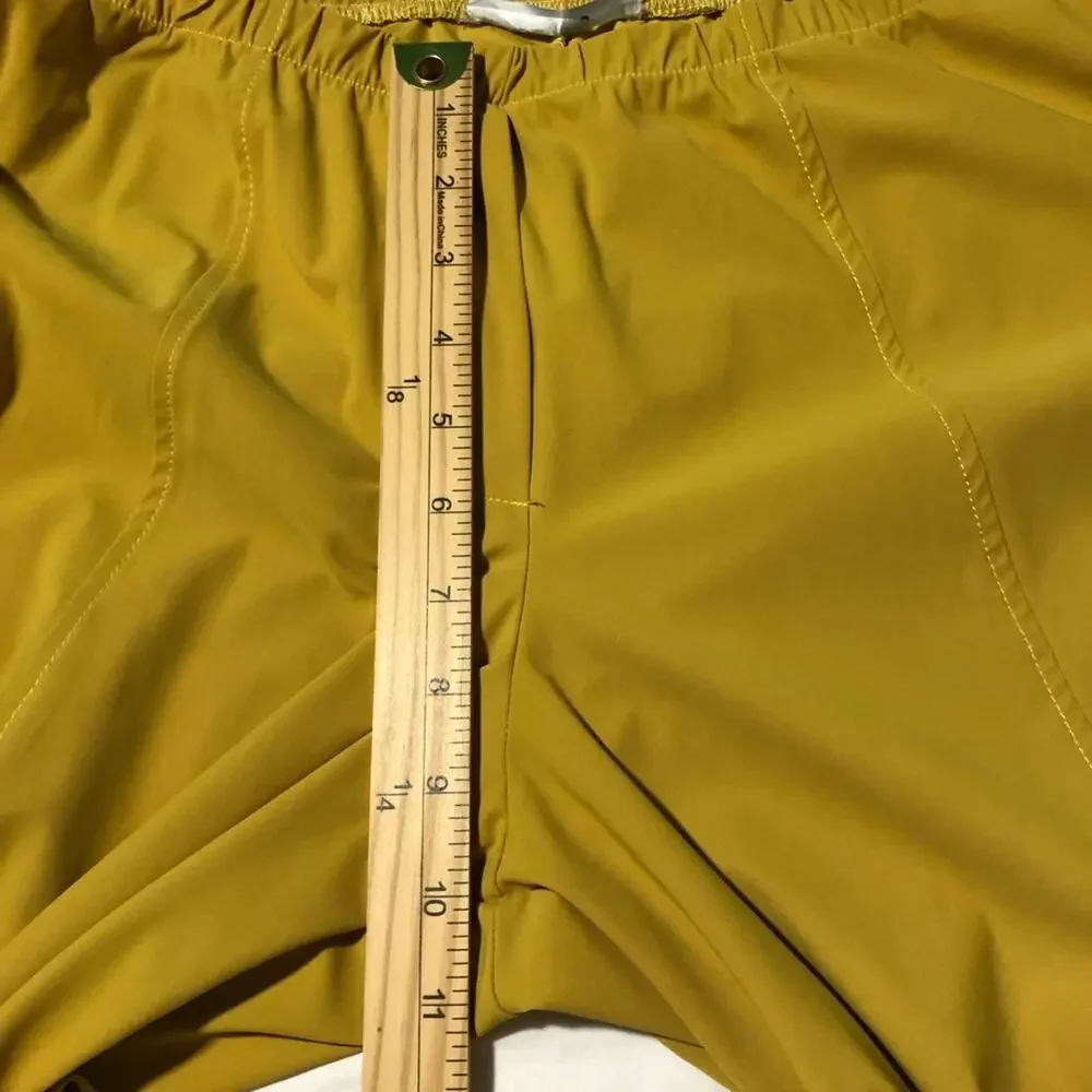 Alembika Tibeka lantern pants mustard yellow barrel elastic waist womens 8-10 - Picture 8 of 14